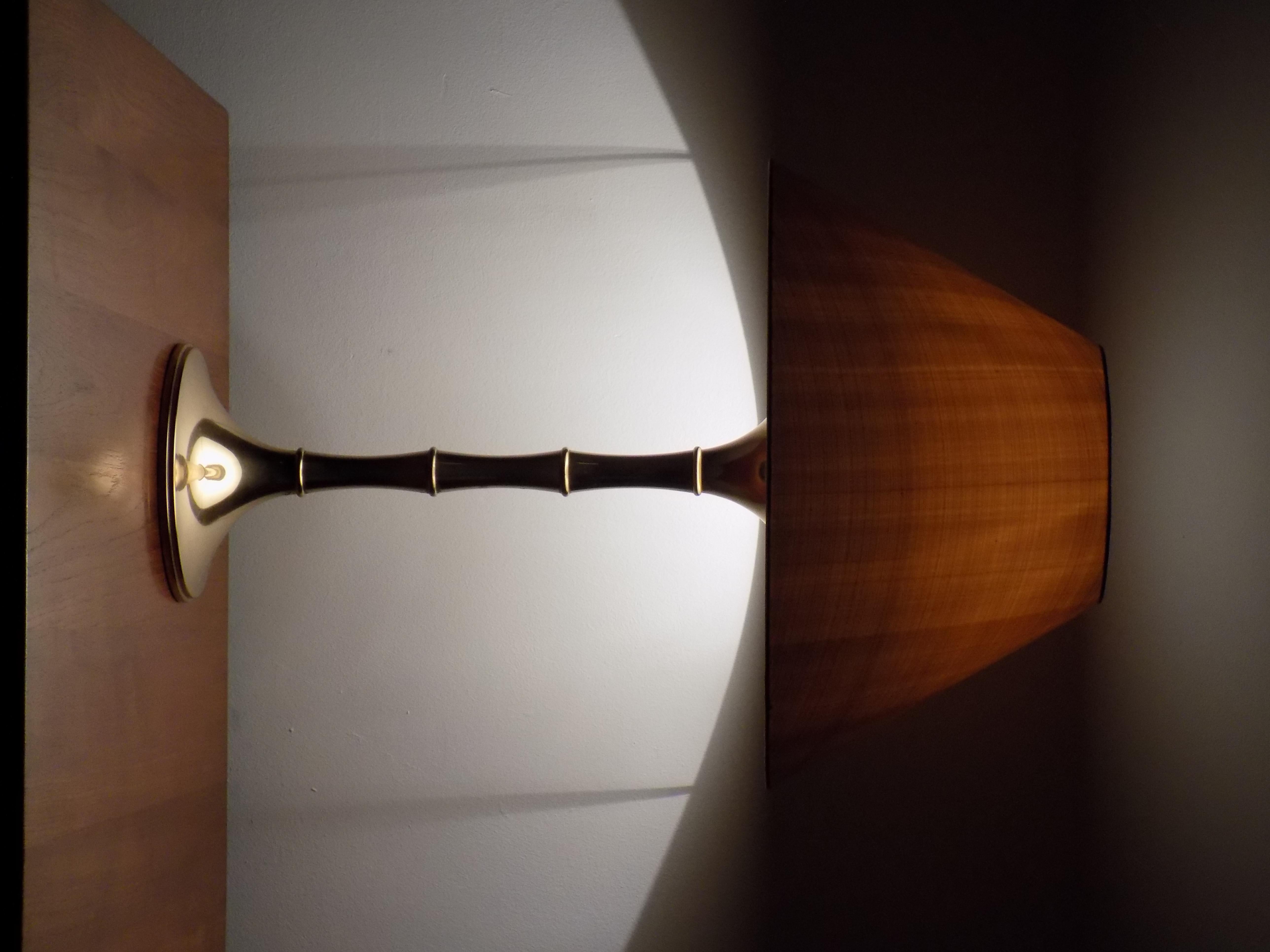 Brass Ingo Maurer Bamboo Table Lamp