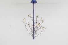 Ingo Maurer 'Birds Birds Birds' Chandelier, Metal & Feathers, 1990s