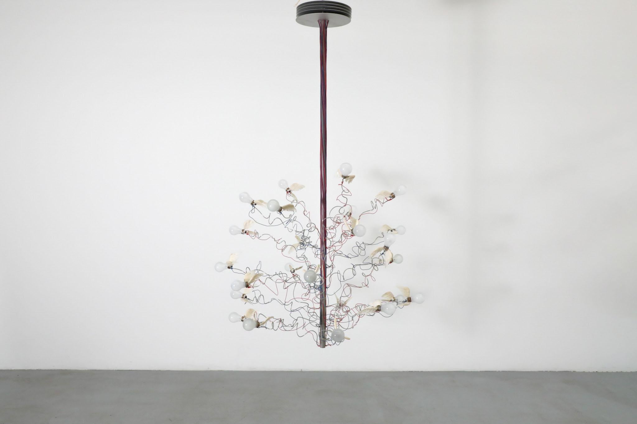 Ingo Maurer Aves Aves Lámpara de araña en Bueno estado para la venta en Los Angeles, CA