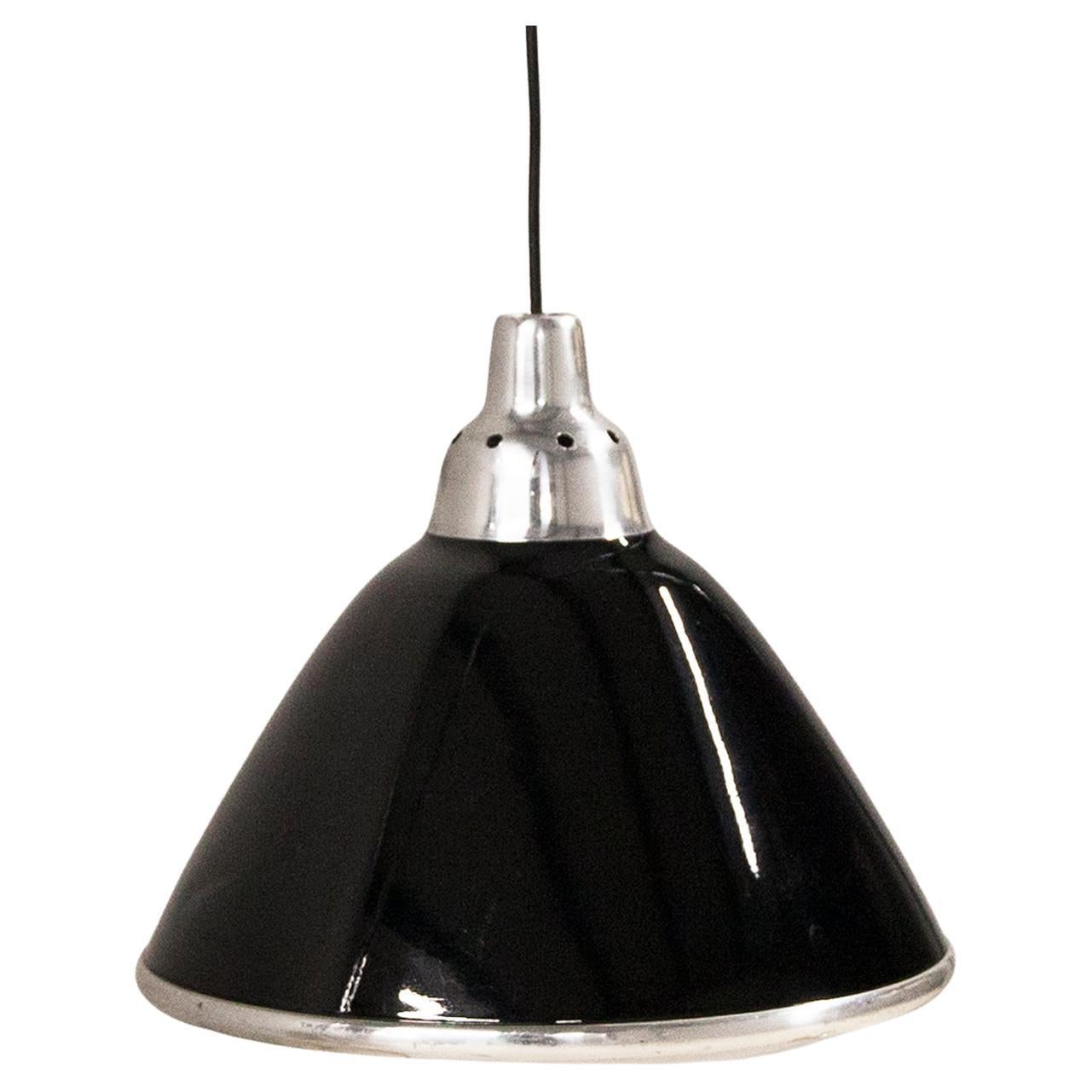 Ingo Maurer Black Headlight Pendant Lamp 1968