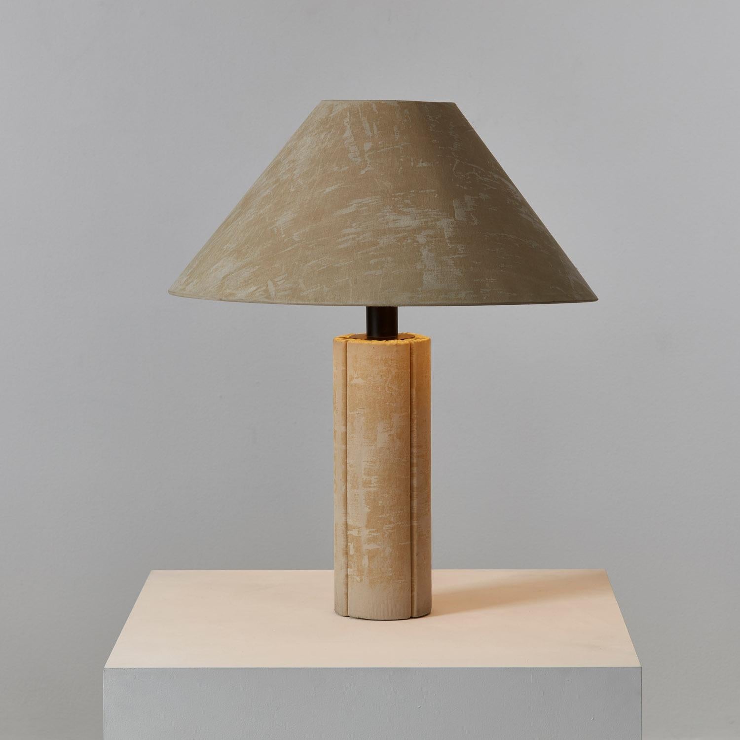 Post-Modern Ingo Maurer Cork Lamp for Design M, Germany 1974. Pair available.