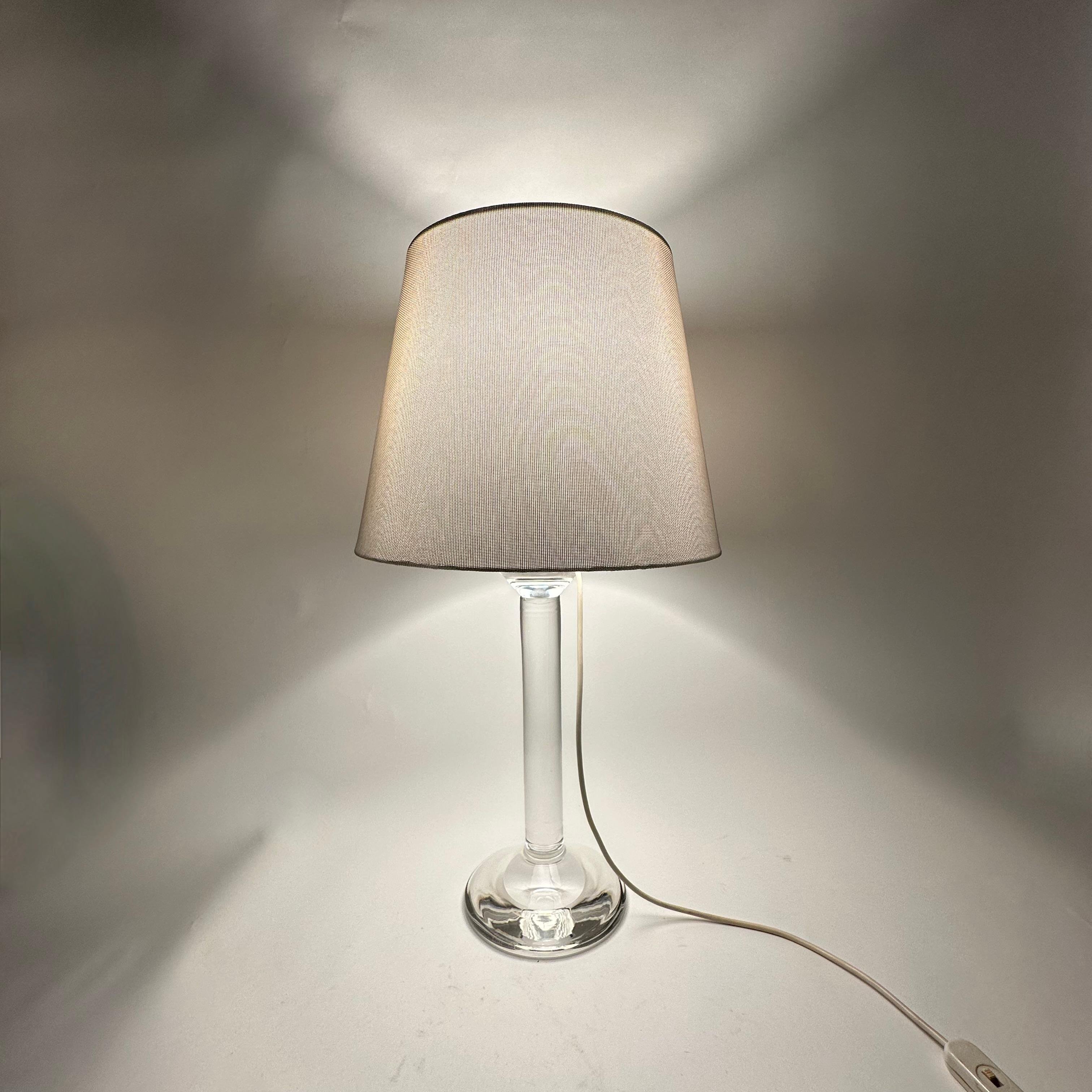 Lámpara de sobremesa de cristal Ingo Maurer , años 70 Alemán en venta