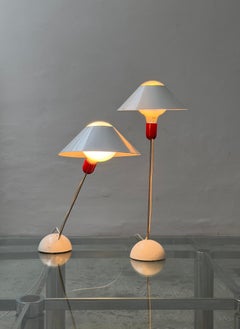 Ingo Maurer, Glatzkopf Table Lamp, Design M, Set of 2, Germany, 1981