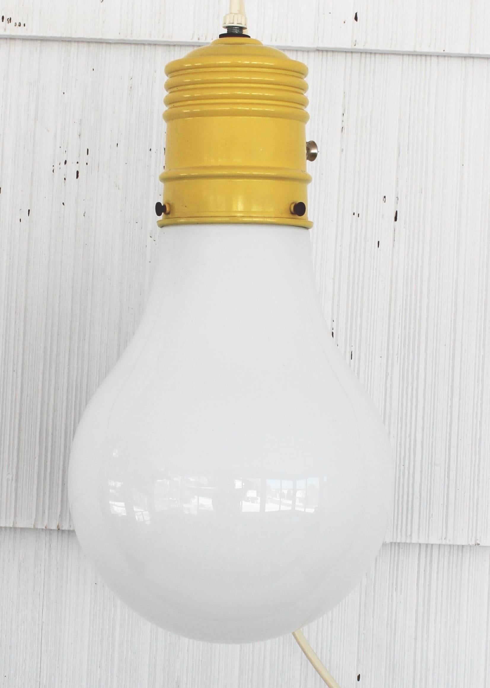 20th Century Ingo Maurer Light Bulb Light Pendant