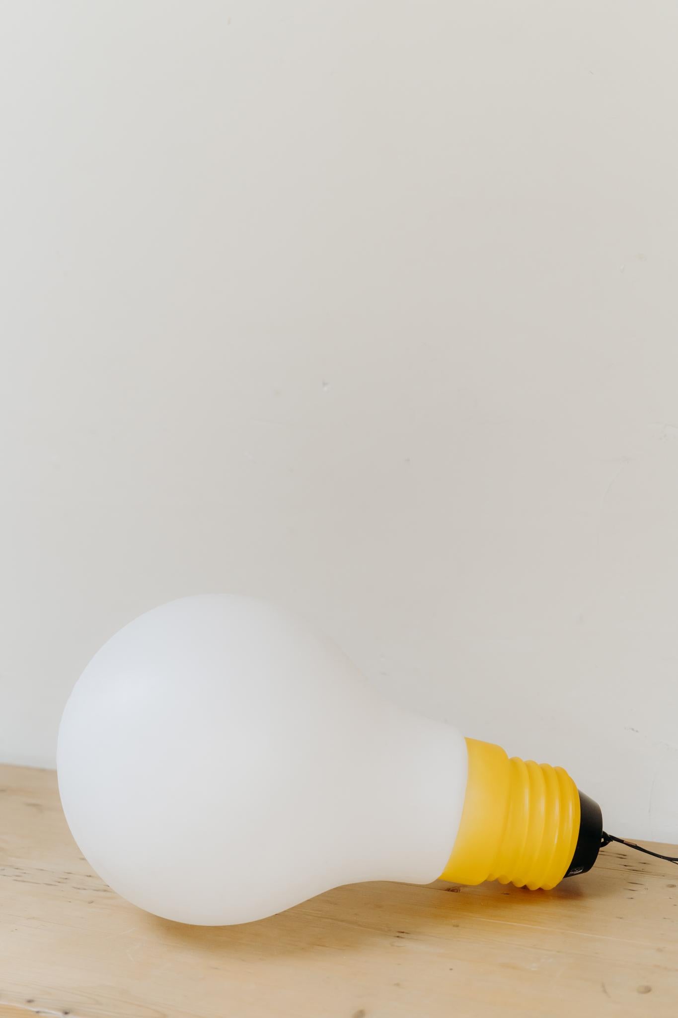 20th Century Ingo Maurer lightbulb lamp