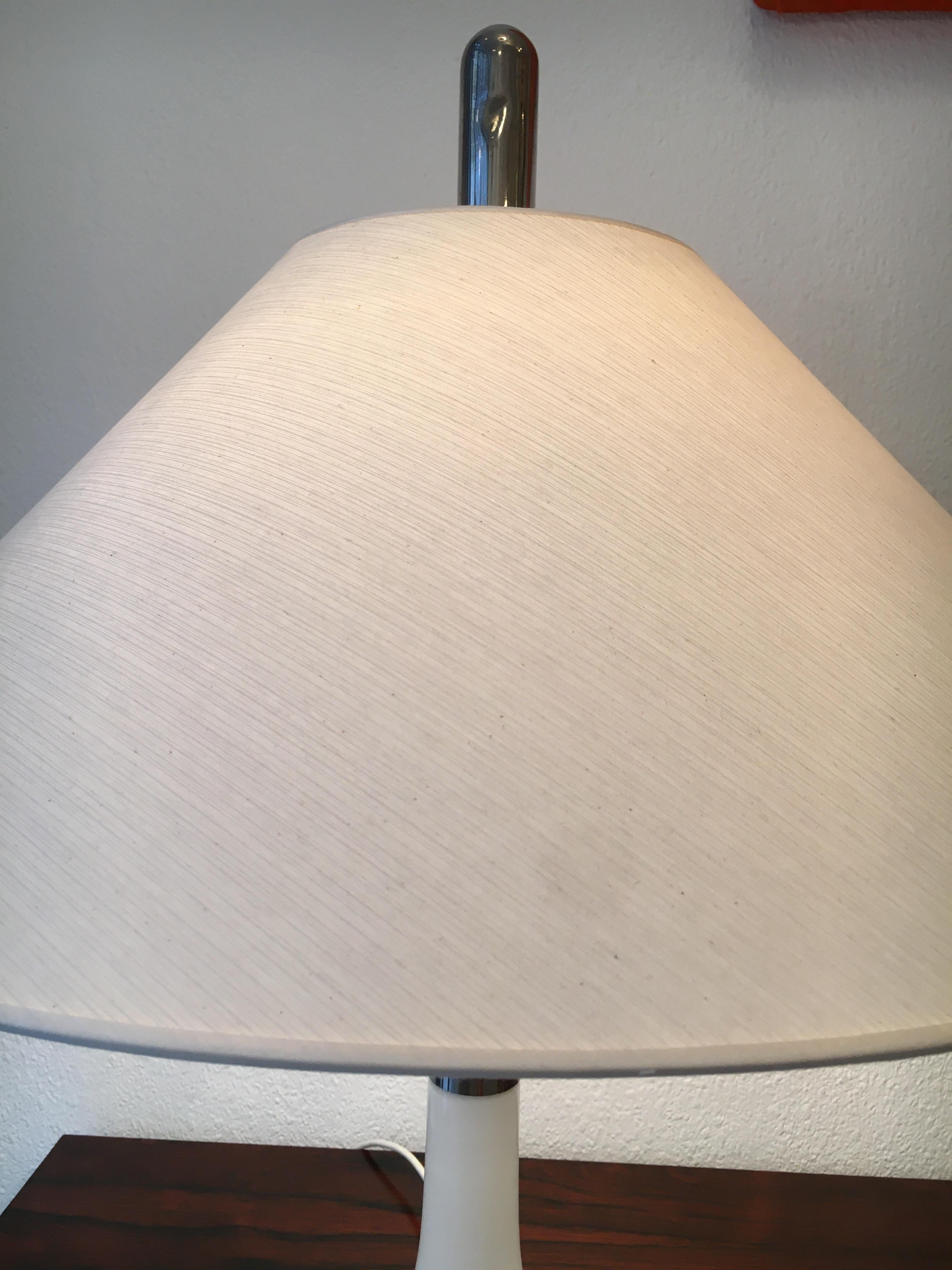 Milk Glass Ingo Maurer ML3 Glass Table Lamp, Germany, ca. 1960s For Sale