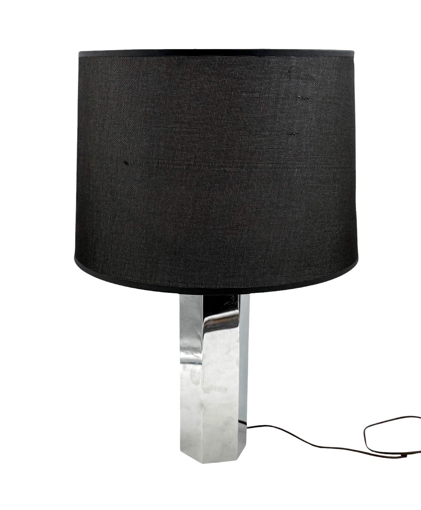 Italian Ingo Maurer, mod. Hexagon table lamp, M Design Italy 1970s in vendita