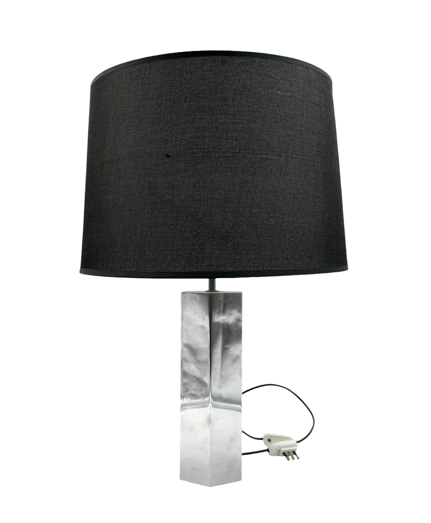 Metallo Ingo Maurer, mod. Hexagon table lamp, M Design Italy 1970s in vendita