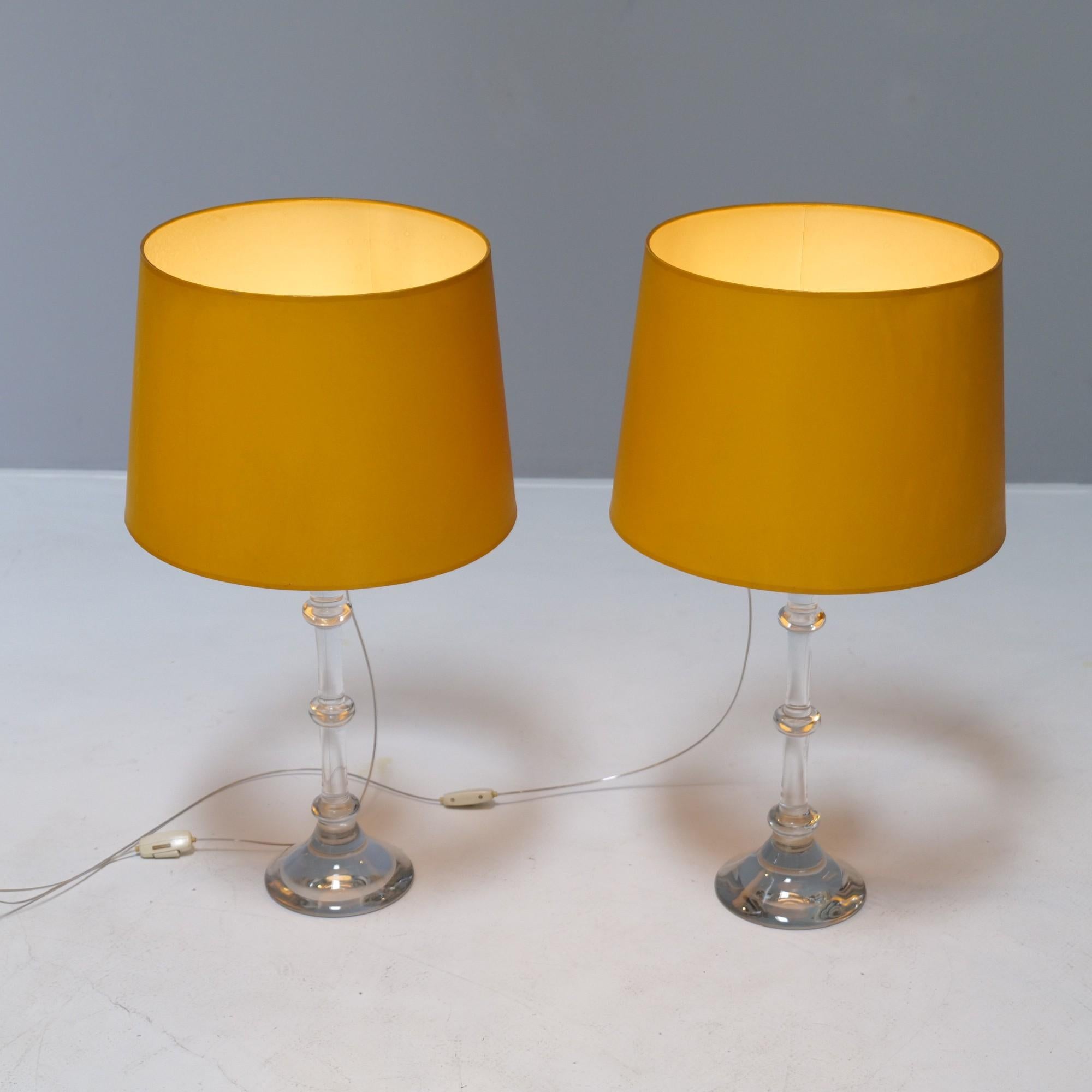 Ingo Maurer,  pair of table lamps for Val Saint Lampert 1