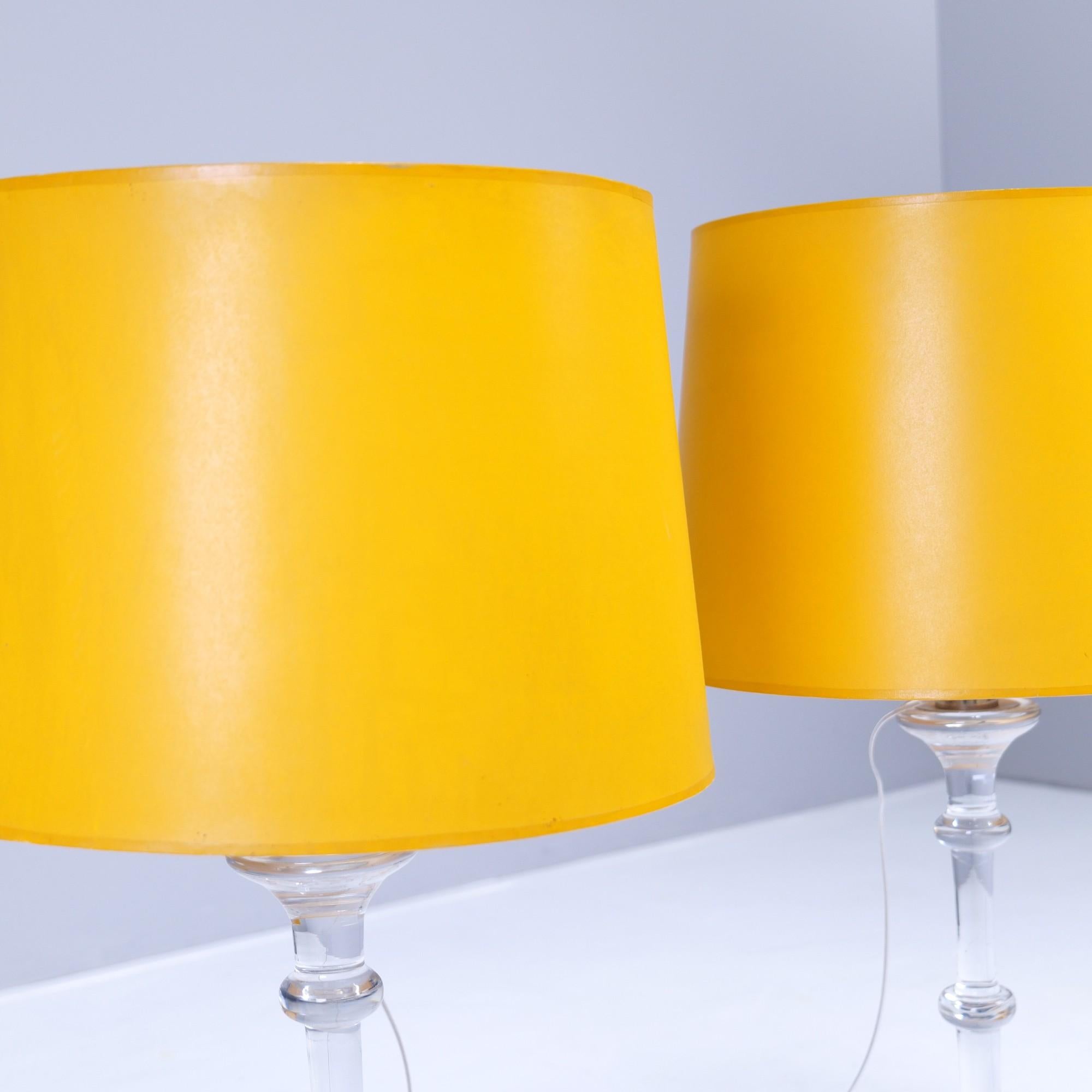 Late 20th Century Ingo Maurer,  pair of table lamps for Val Saint Lampert