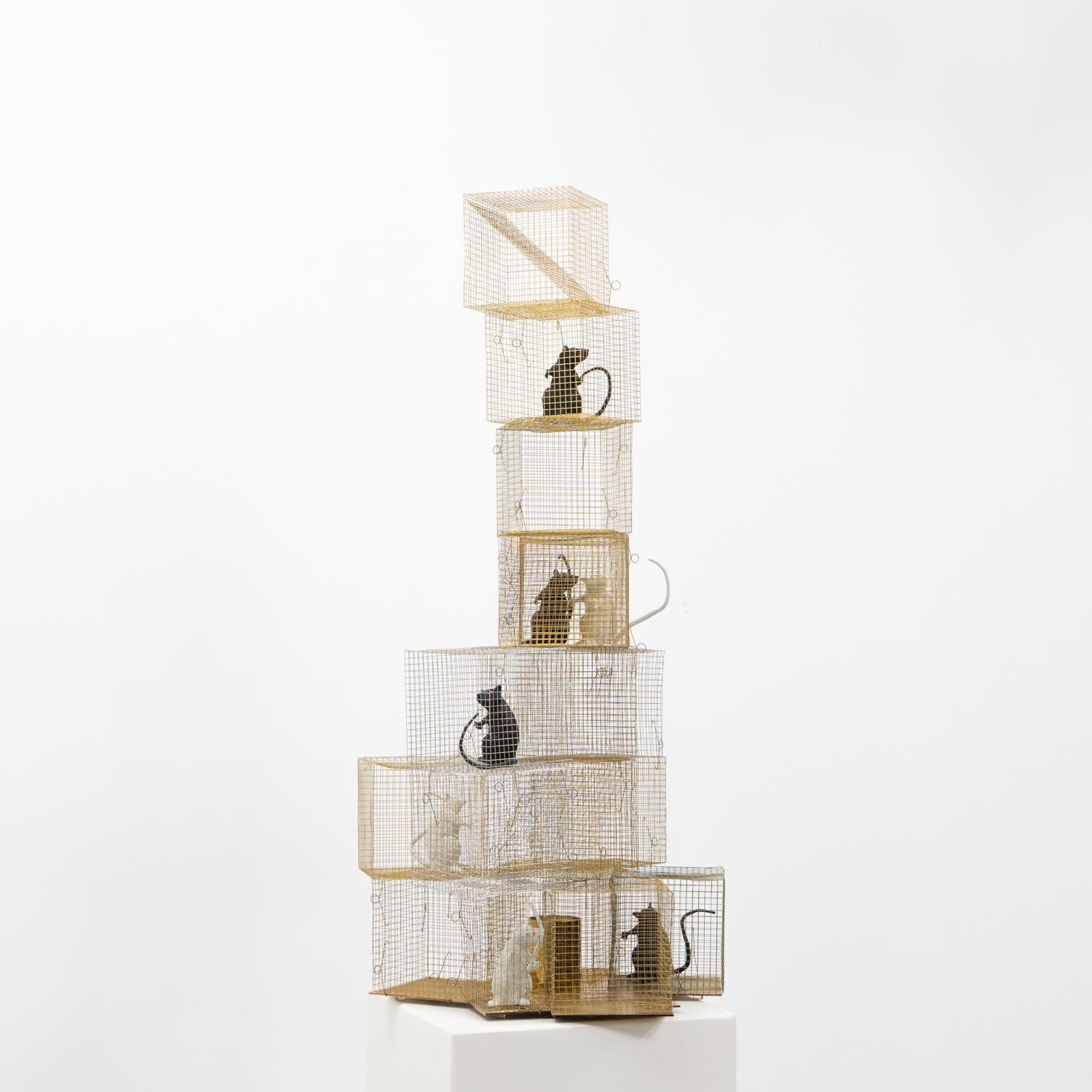 Post-Modern Ingo Maurer, Seven Rats - Table Lamp, 2007 For Sale