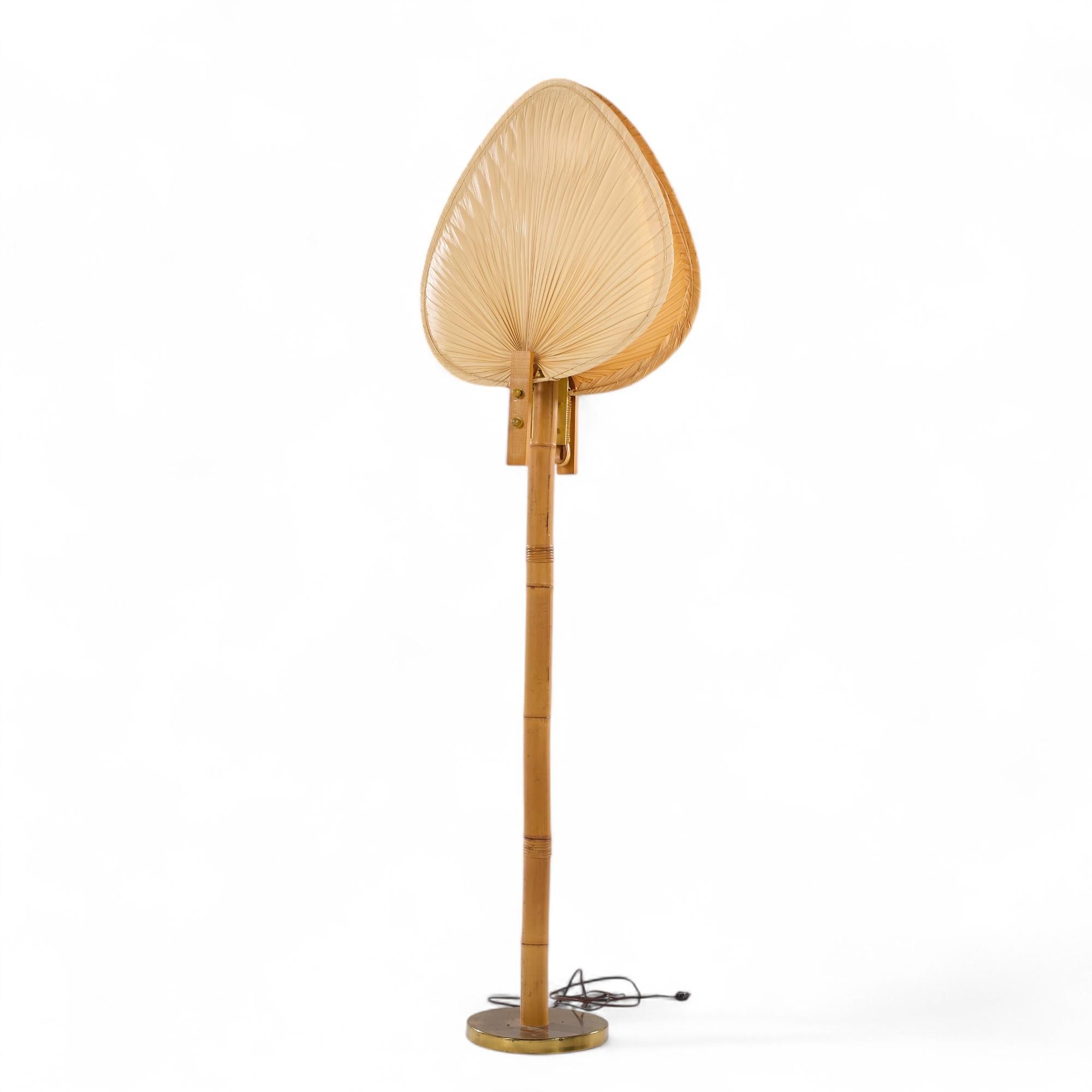 Mid-Century Modern Ingo Maurer Style Mid Century Palm Fan Floor Lamp For Sale