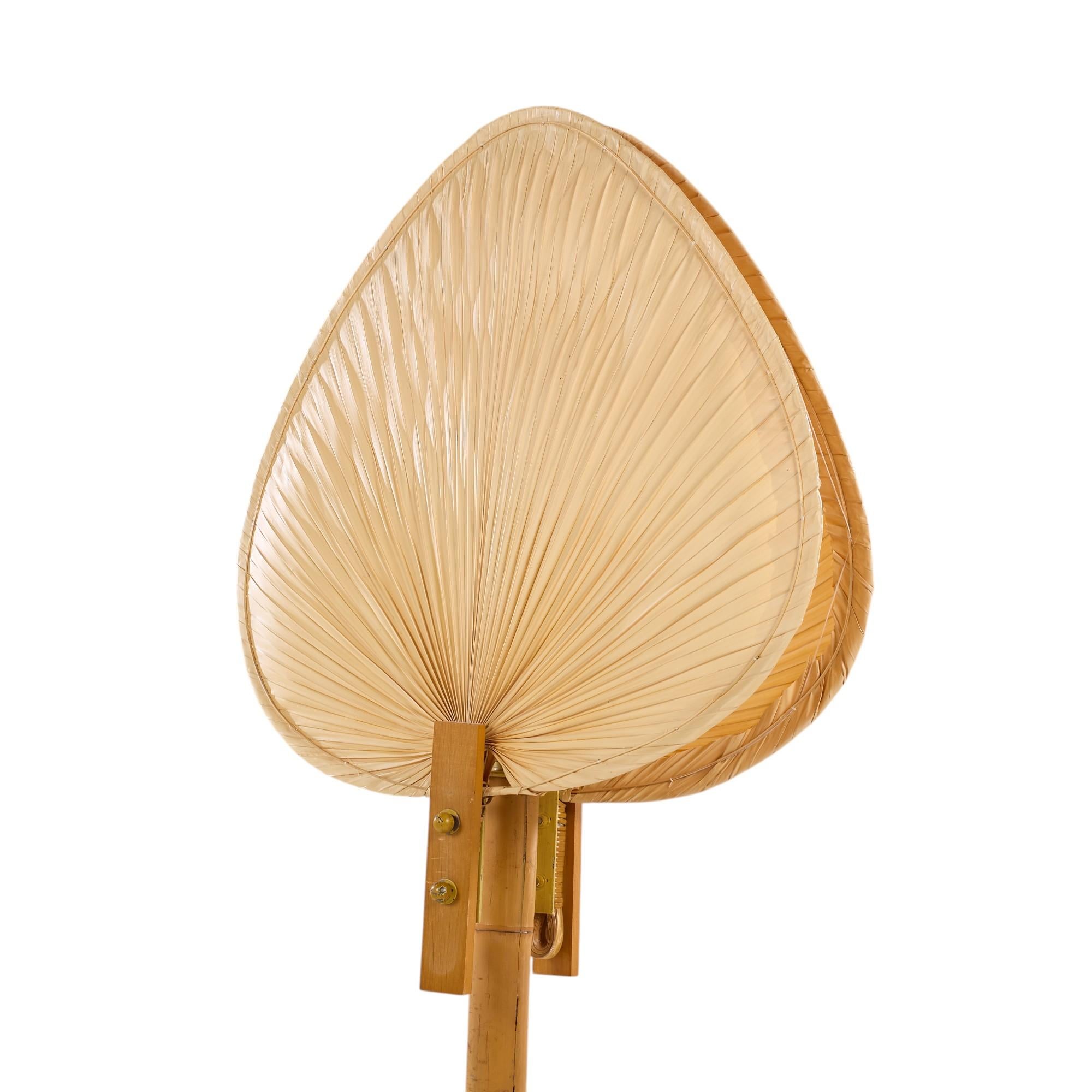 Ingo Maurer Style Mid Century Palm Fan Floor Lamp For Sale 1