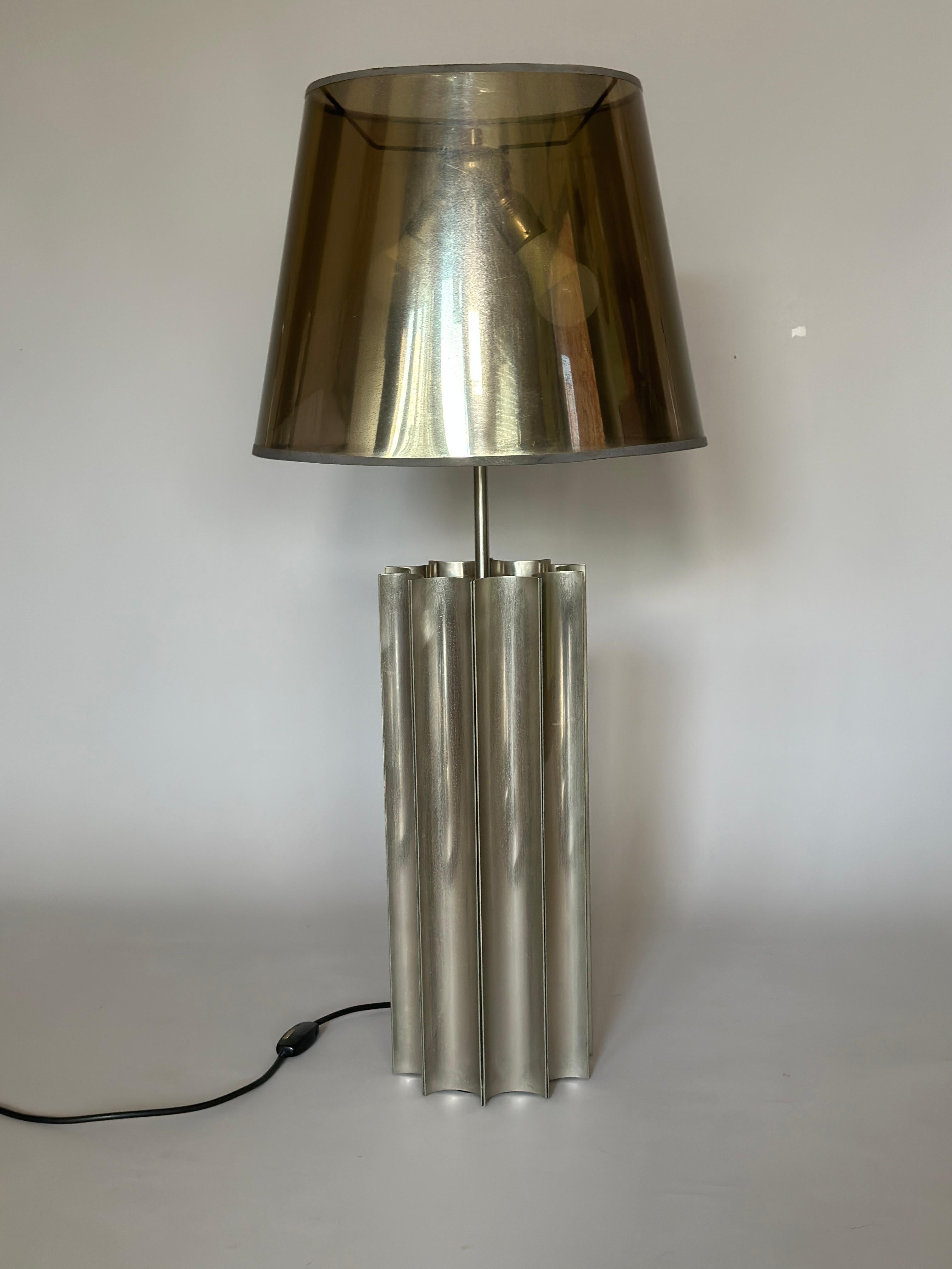 Aluminum Ingo Maurer Table Lamp 1960s For Sale