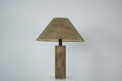 Ingo Maurer Table Lamp in Cork for Design M, 1970s, Germany, 73.5cm