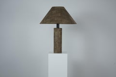 Ingo Maurer Table Lamp in Cork for Design M, 1970s, Germany, 74.5cm