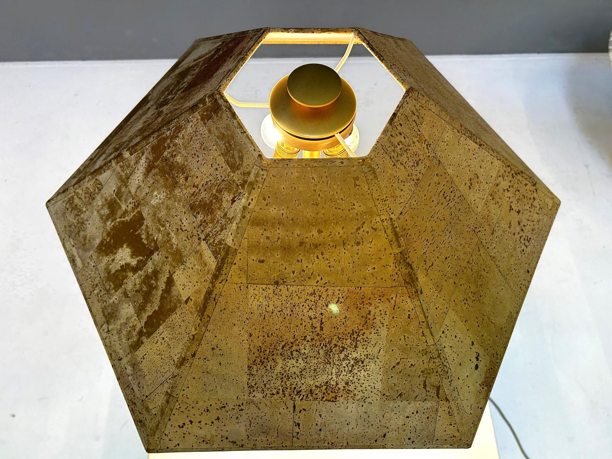 German Ingo Maurer, Tischlampe mod. Hexagon for M Design, 1980