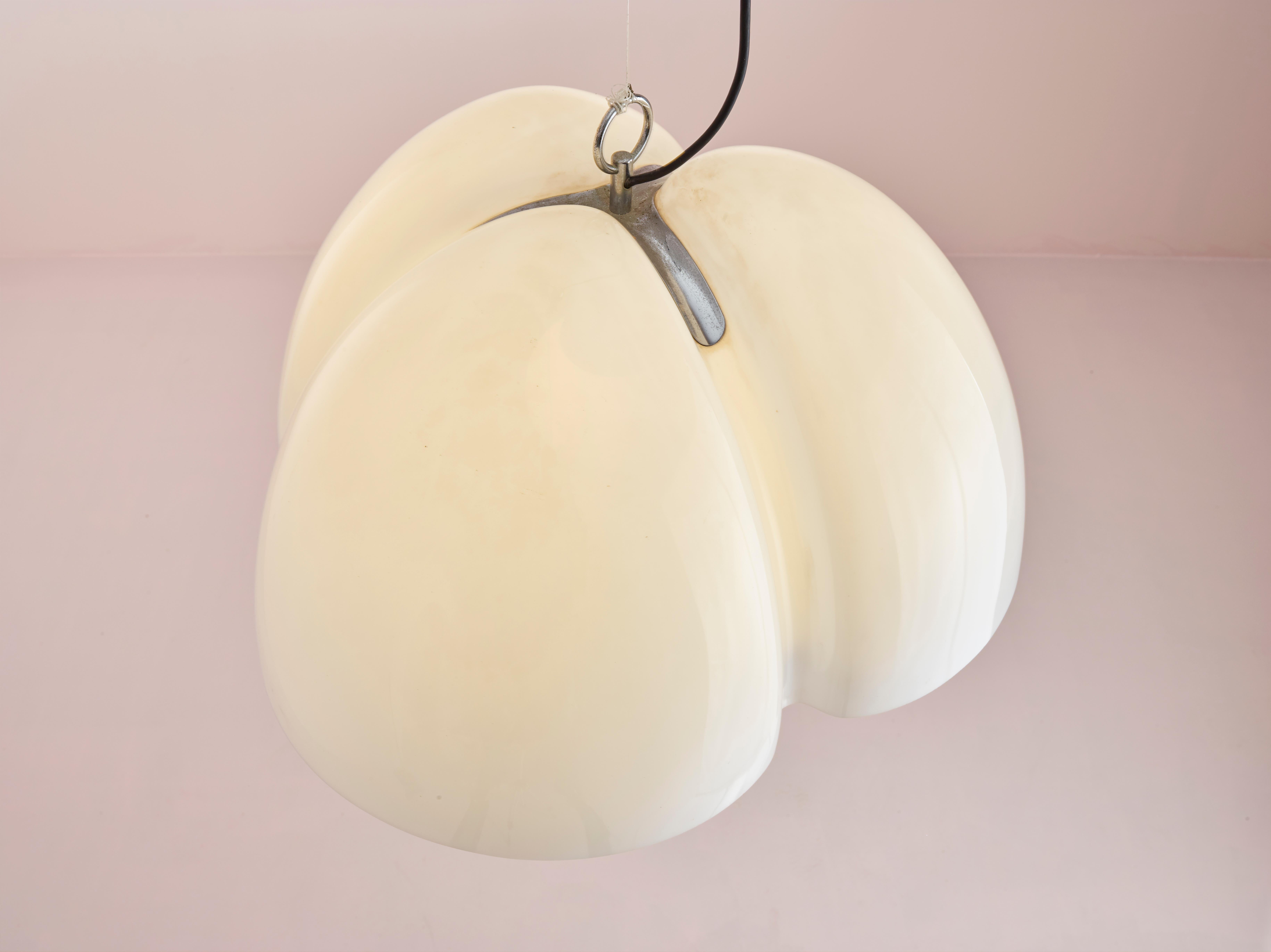 Metà XX secolo Ingo Maurer Tricena, lampada a sospensione in perspex per Design M, 1968 in vendita