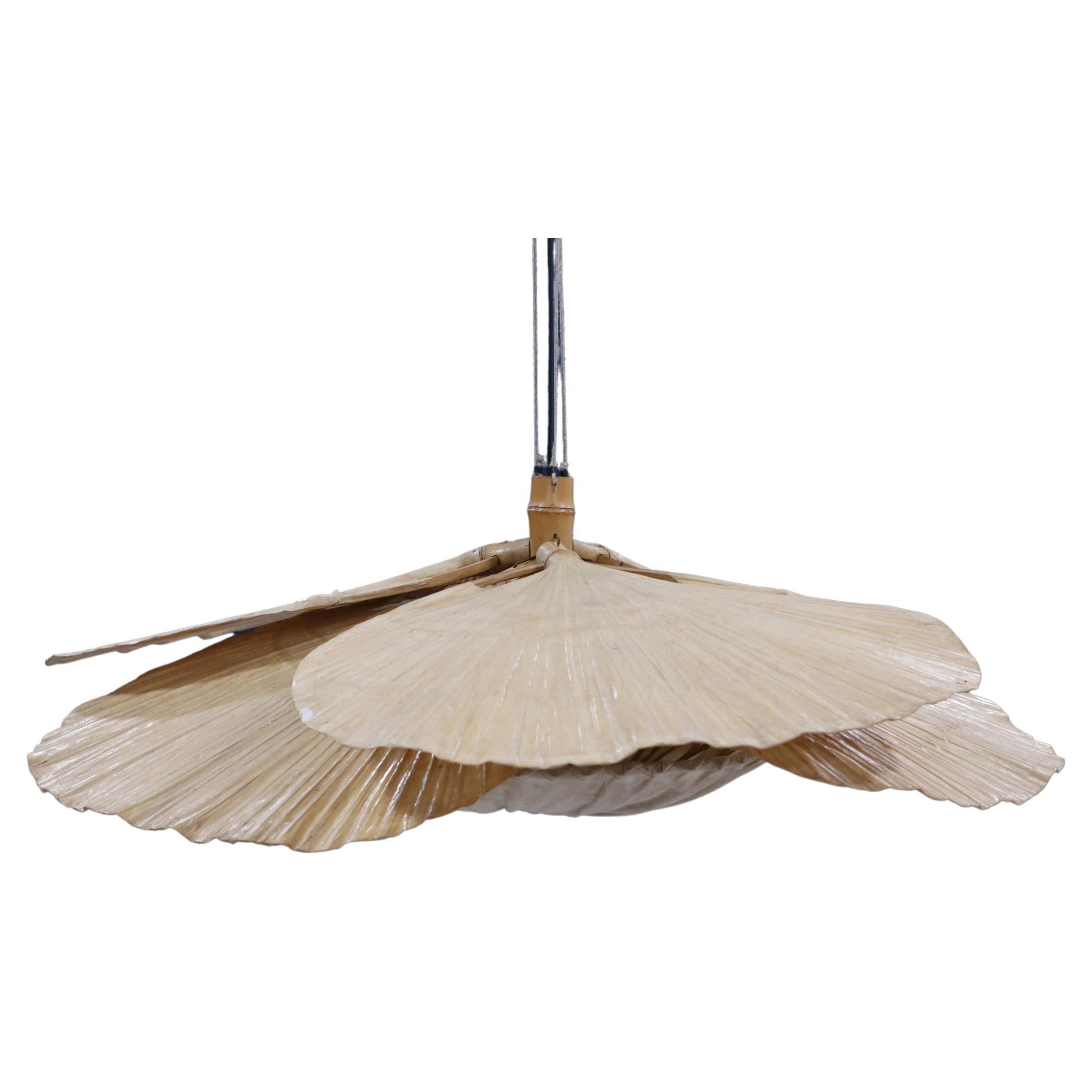 Ingo Maurer Uchiwa 
Hana
 Lamp for M Design, Germany, 1970s