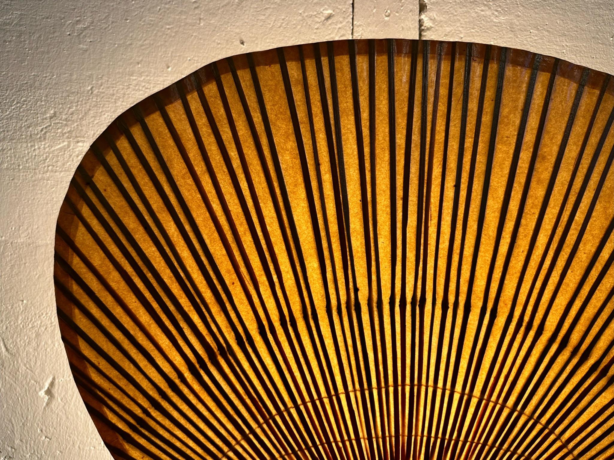 Late 20th Century Ingo Maurer Uchiwa iii Wall Lamp Sconce for M-Design, 1973