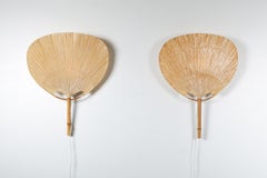 Ingo Maurer 'Uchiwa' Pair of Sconces