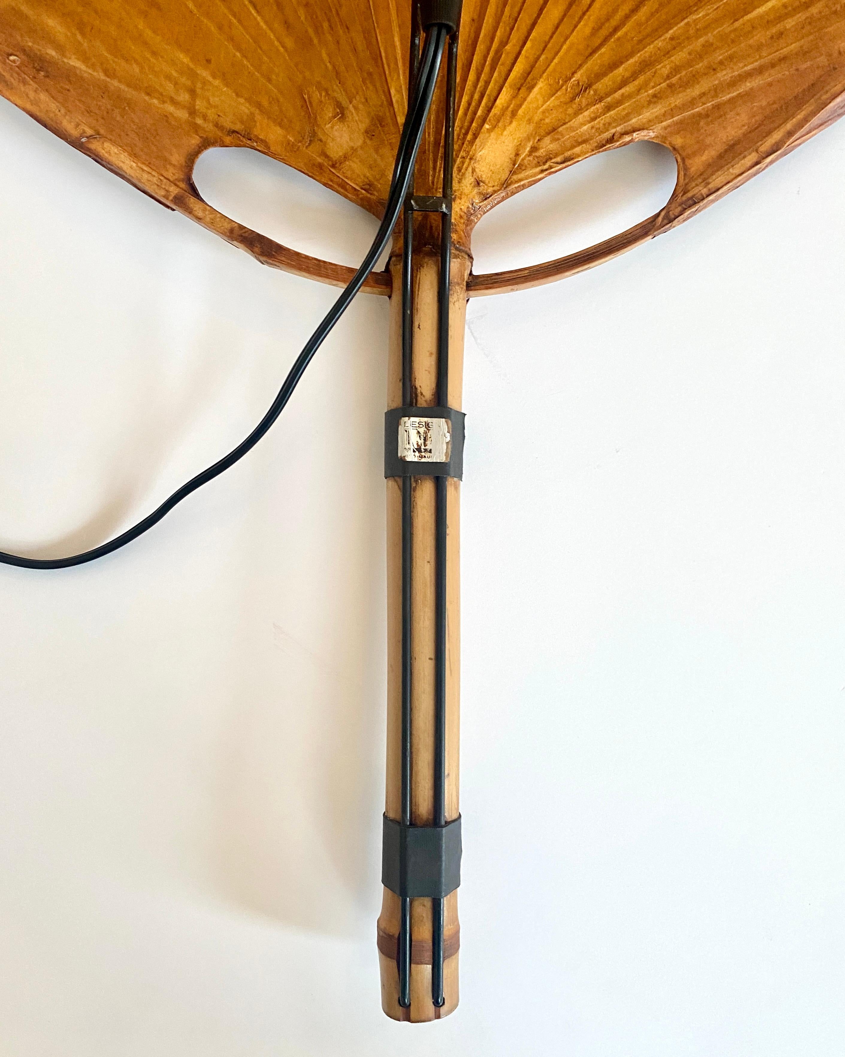 Ingo Maurer - Applique en papier de riz et bambou Uchiwa en vente 3