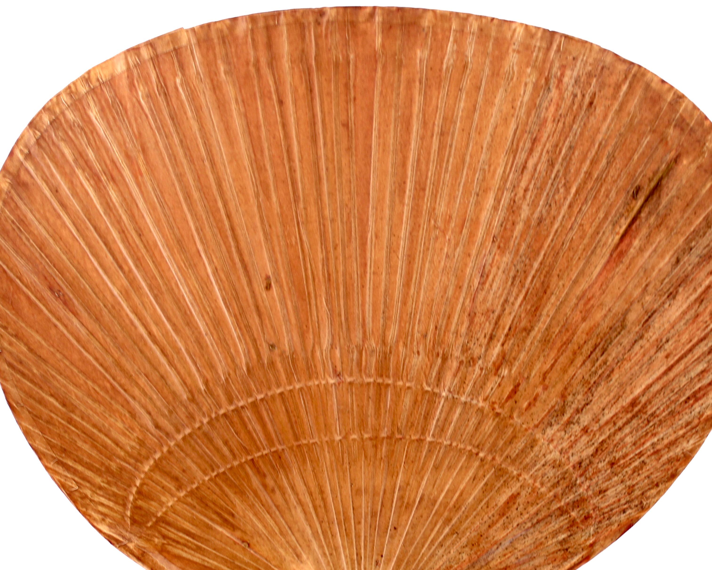Laqué Ingo Maurer - Applique en papier de riz et bambou Uchiwa en vente