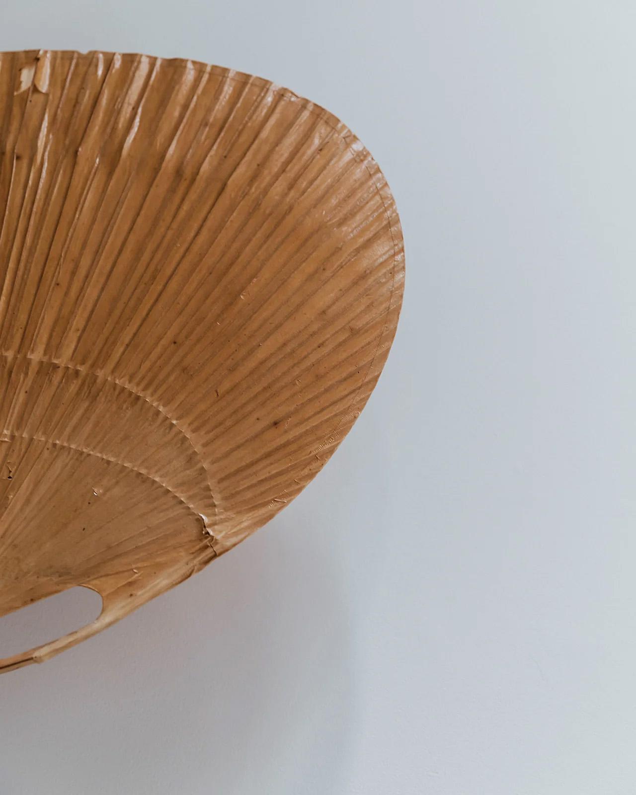 c. 1970s by Ingo Maurer, made of bamboo and laminated paper

