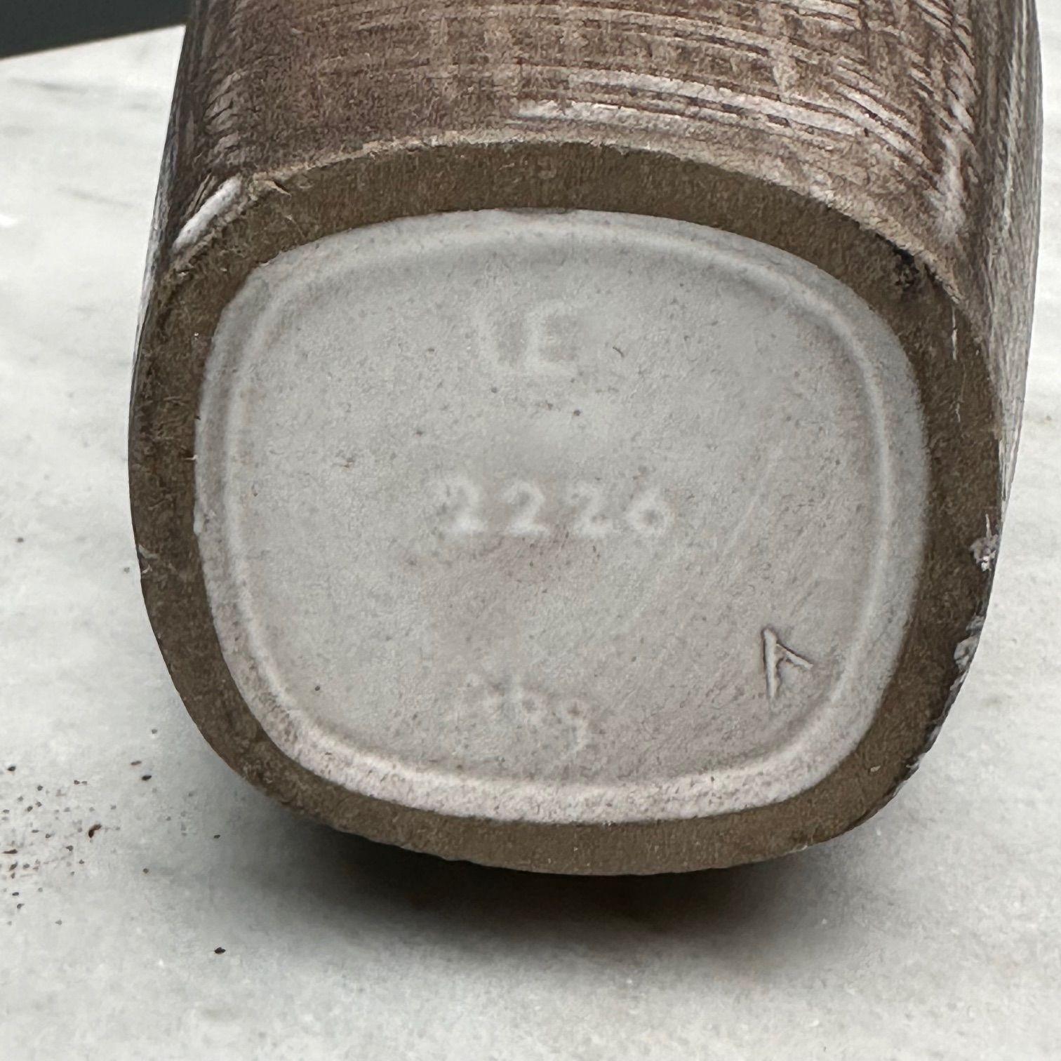 Ingrid Atterberg, Ekeby, Vaso svedese di metà secolo, Tan, Gres, anni '60 in vendita 4