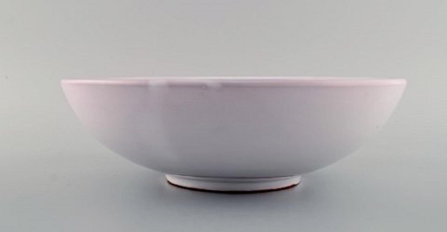 Svedese Ingrid Atterberg per Uppsala Ekeby, Grande ciotola in gres smaltato, 1951-1952 in vendita