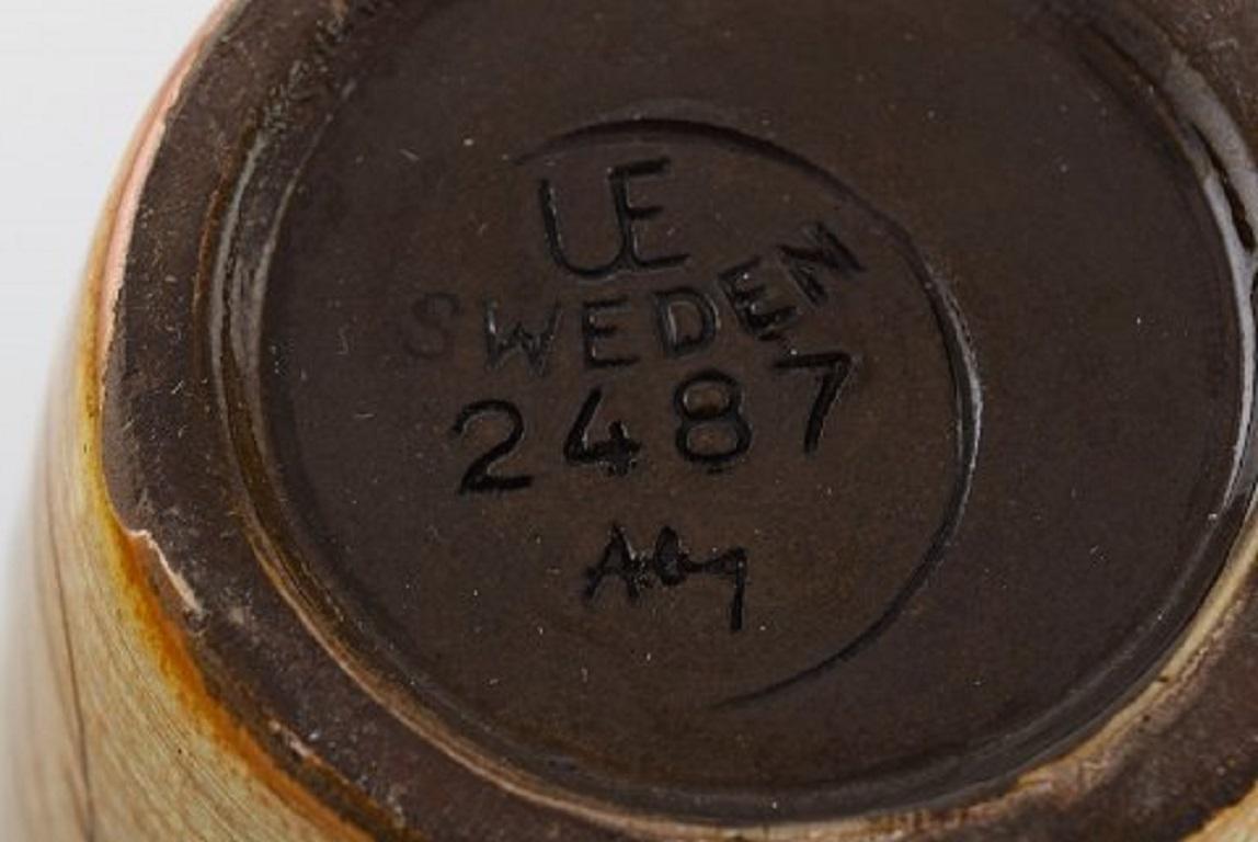 XX secolo Ingrid Atterberg per Uppsala Ekeby, Vaso Papiro in gres smaltato in vendita