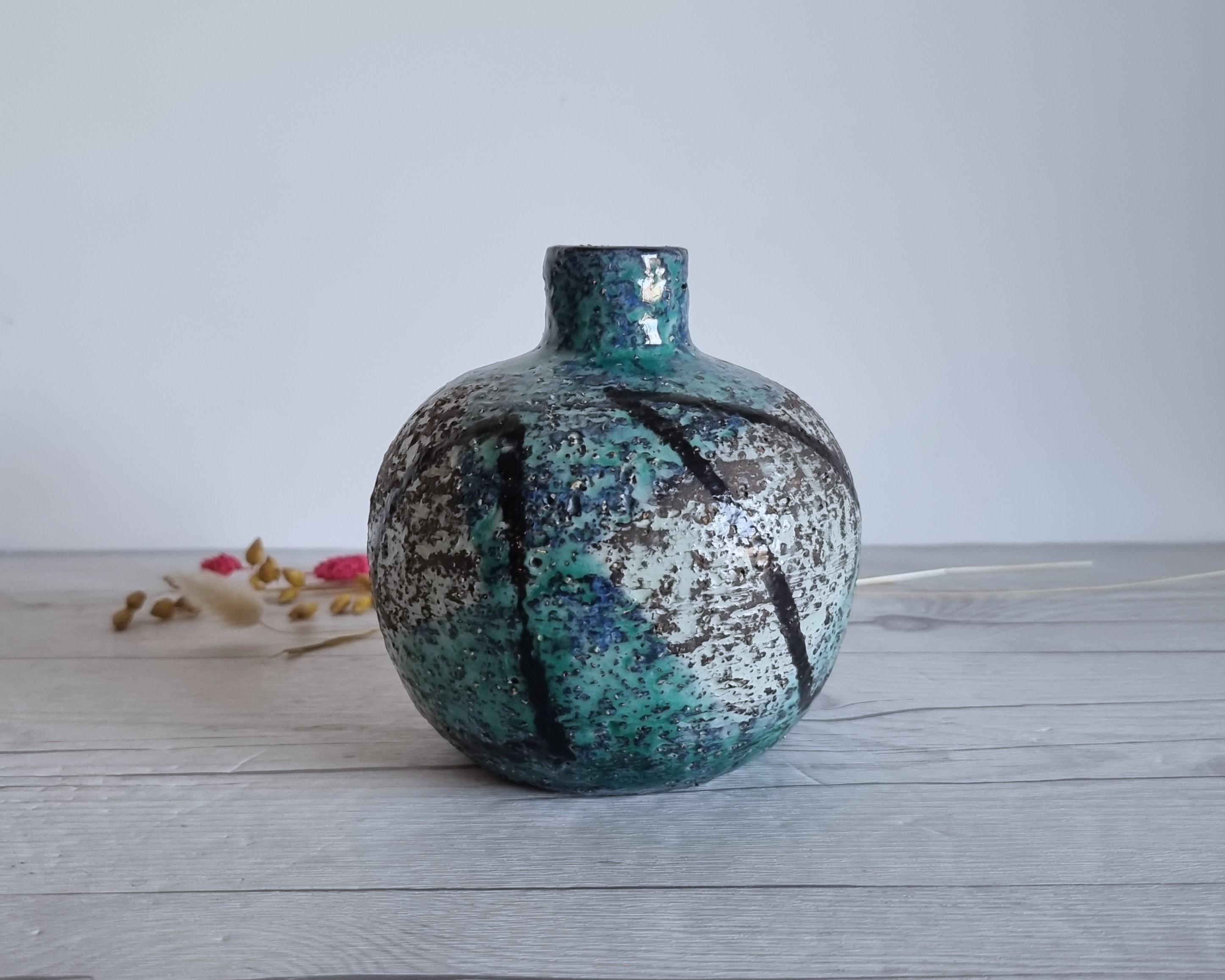 Ingrid Atterberg for Upsala Ekeby, 1957 'Chamotte' Series Modernist Onion Vase 3