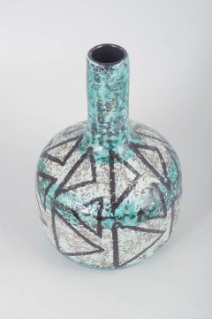 Ingrid Atterberg für Upsala-Ekeby. Keramikvase mit abstraktem Muster, 1960er Jahre