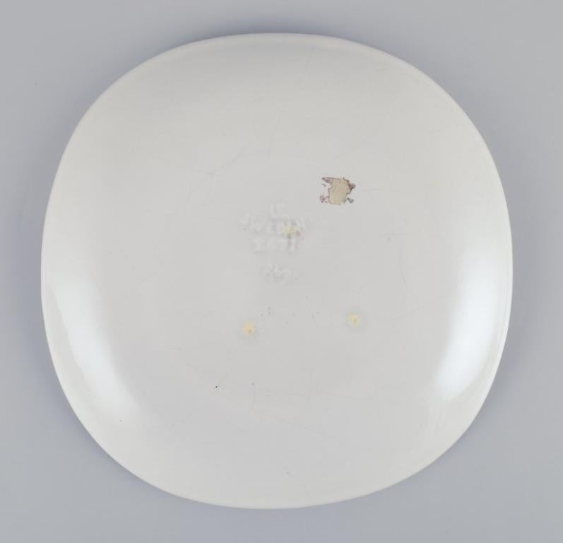 Ingrid Atterberg für Upsala Ekeby. Große Keramikschale, polychrome Glasur. (Glasiert) im Angebot