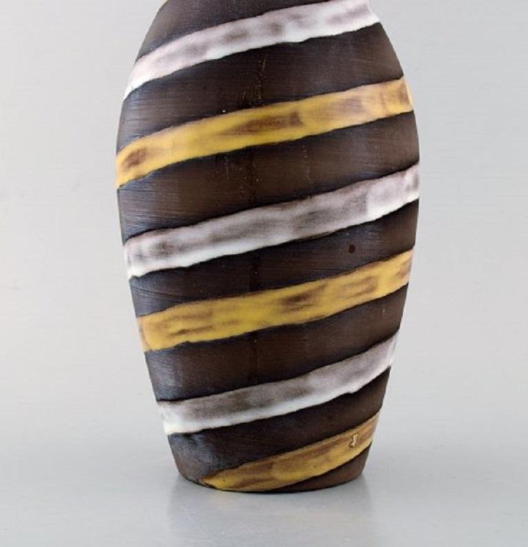 Swedish Ingrid Atterberg for Upsala-Ekeby, Large Vase in Glazed Ceramics