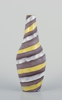 Ingrid Atterberg for Upsala Ekeby. "Spiral" ceramic vase. 1960s
