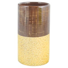 Ingrid Atterberg per Upsala Ekeby. Vaso in gres con smalto a due strati. Anni '60