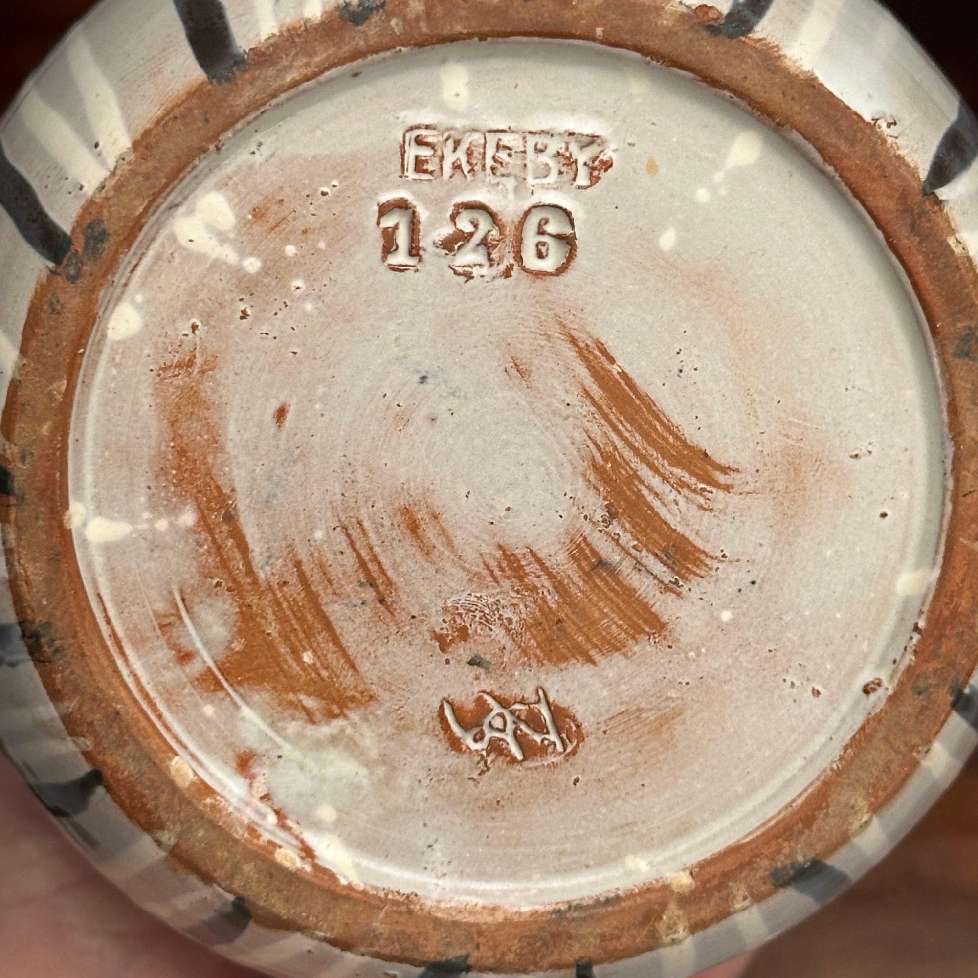 Ingrid Atterberg, Vaso in ceramica svedese di metà secolo, Ekeby, XX C. in vendita 1