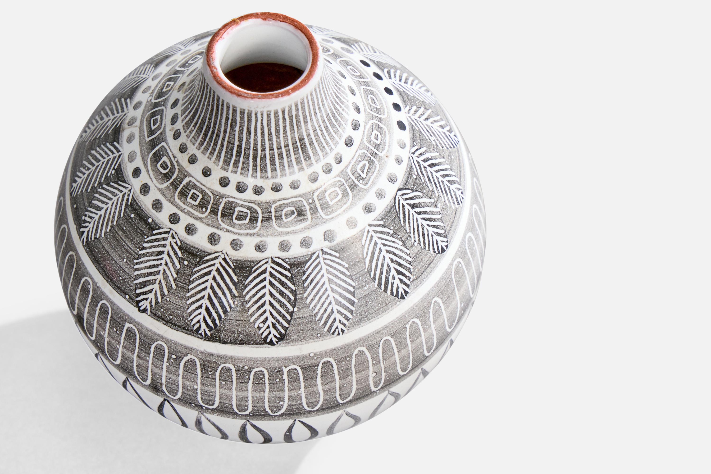 Svedese Ingrid Atterberg, Vaso, Ceramica, Svezia, 1951 in vendita