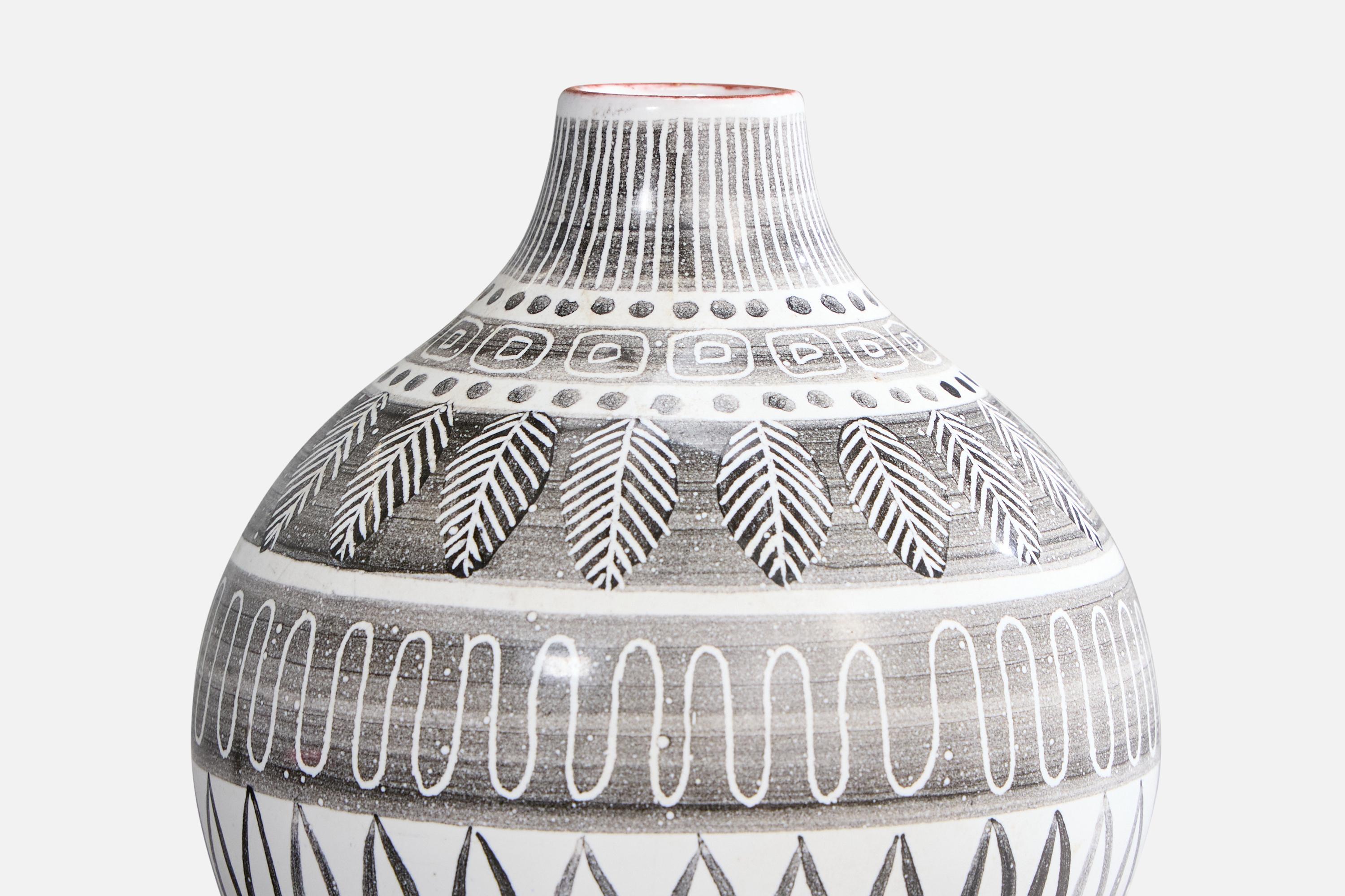 Ingrid Atterberg, Vaso, Ceramica, Svezia, 1951 In condizioni buone in vendita a High Point, NC