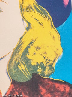 "Ingrid Bergmann with Hat 315" by Andy Warhol Exhibition Poster