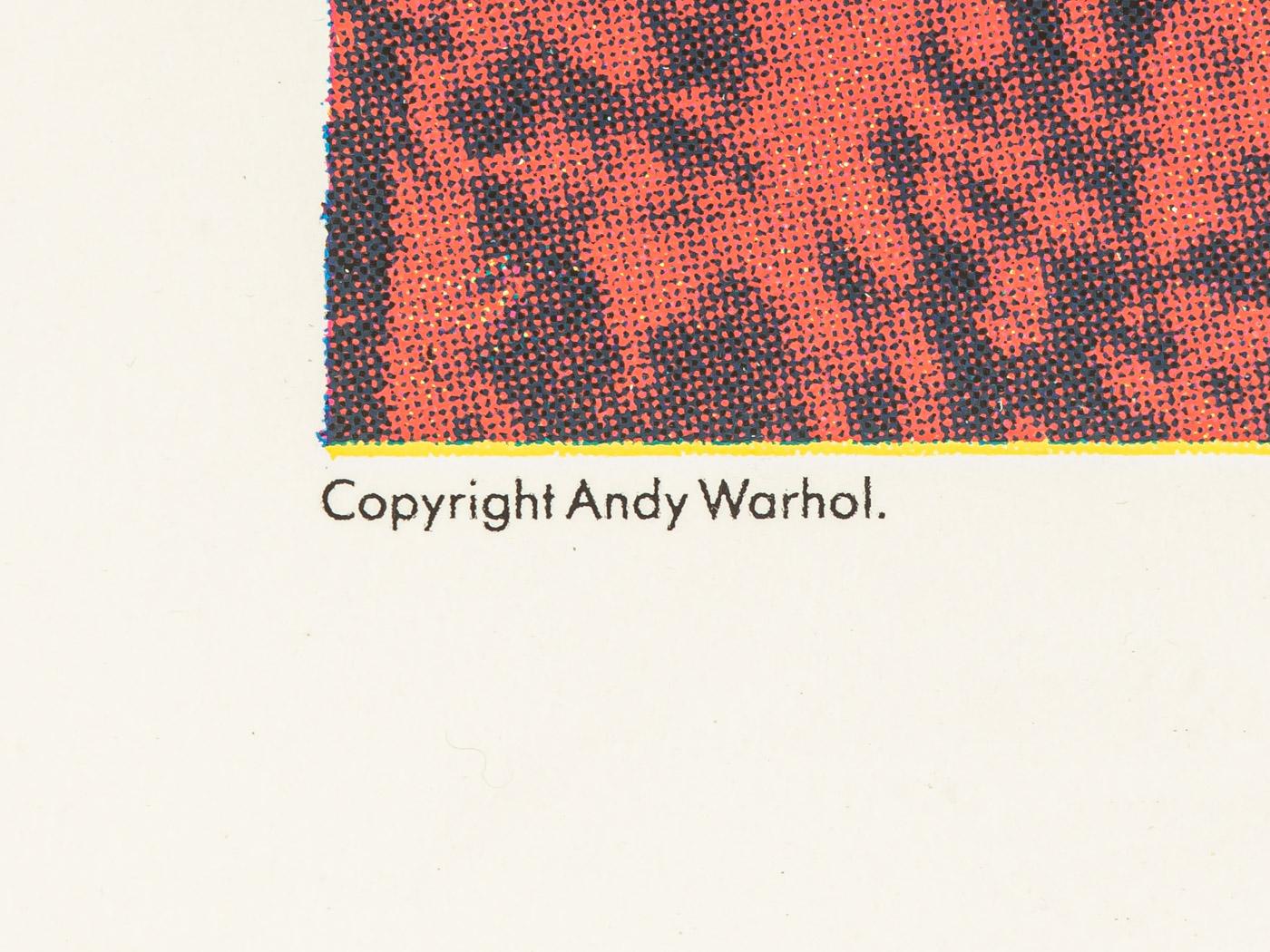 Affiche d'exposition «grid Bergmann with Hat 315 » d'Andy Warhol en vente 3