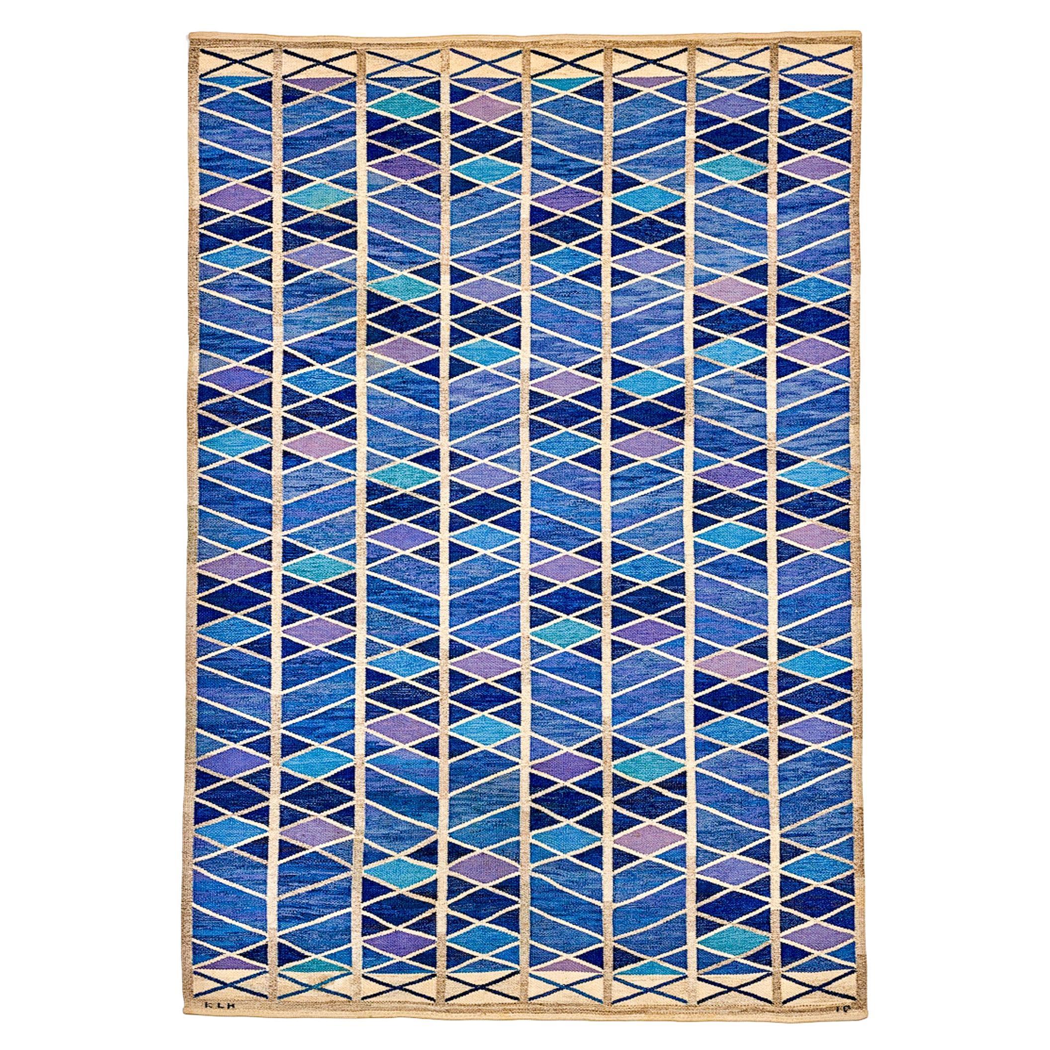 Ingrid Dessau 20th Century swedish flat weave. For Sale