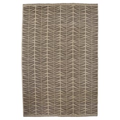 Ingrid Dessau Double Sided Flat-Weave Swedish Rug, Sweden 1960s