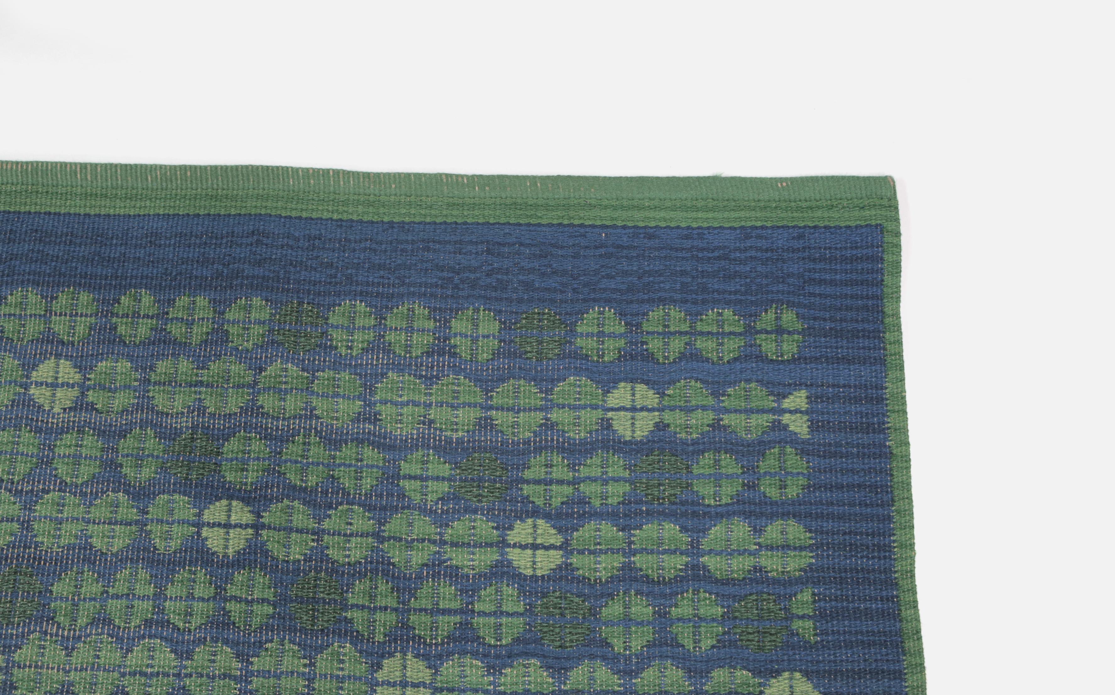 Ingrid Dessau Swedish Flat-Weave Rug for Kasthall, Sweden, 1950s 3