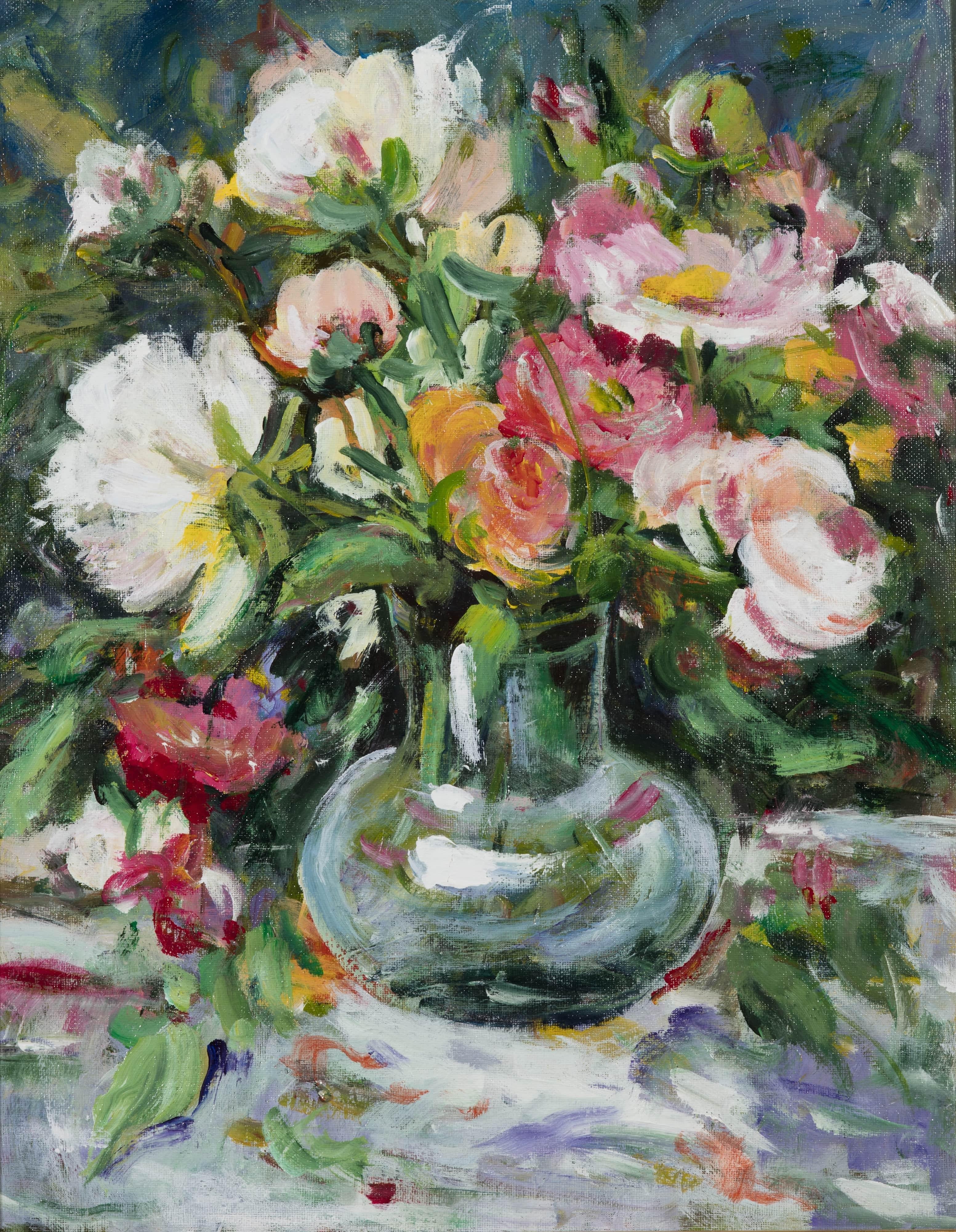 Ingrid Dohm Still-Life Painting - Floral Still life I