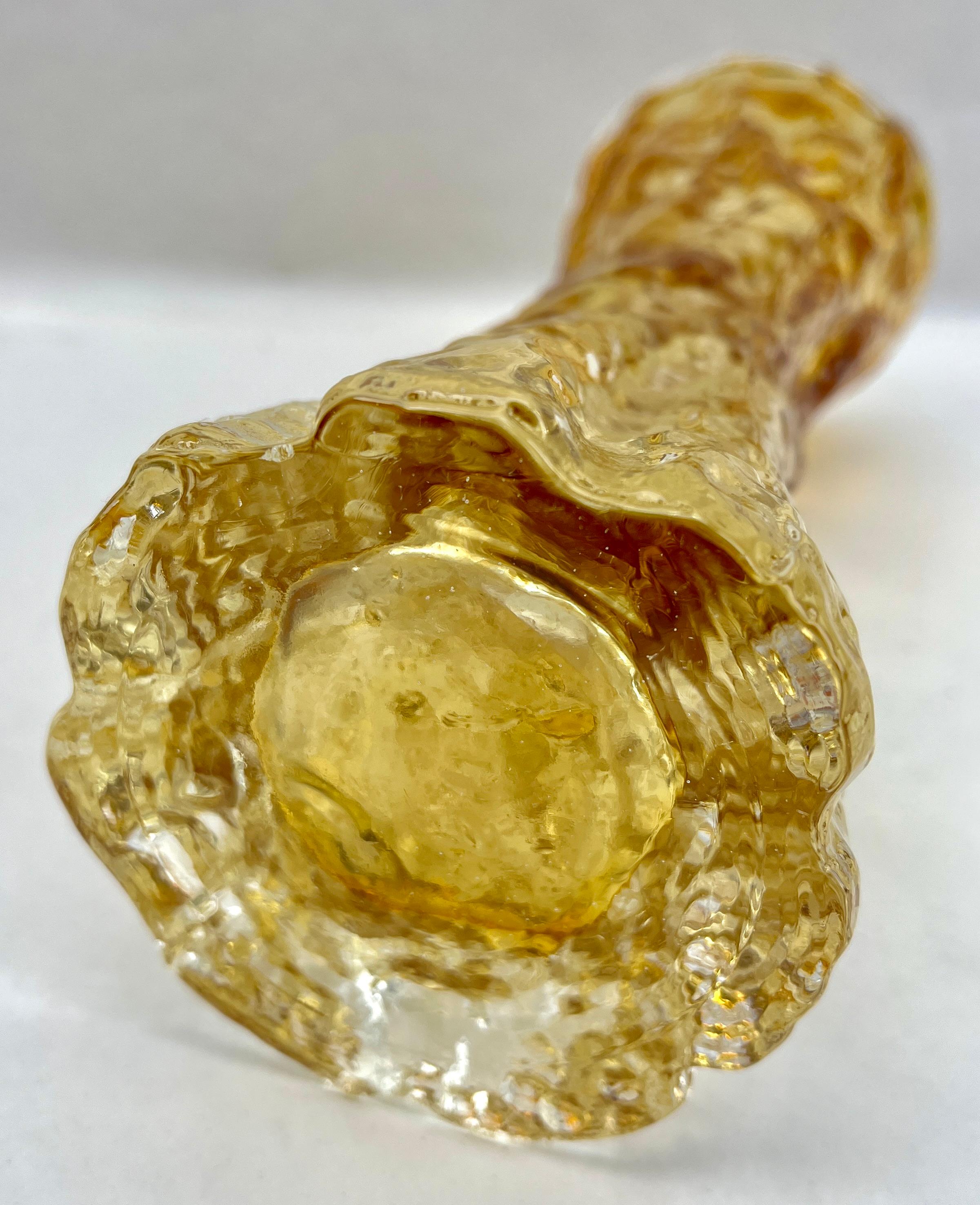 Ingrid Glas ‘Germany’ Bark Vase From the rock Crystal range 1970s In Good Condition For Sale In Verviers, BE