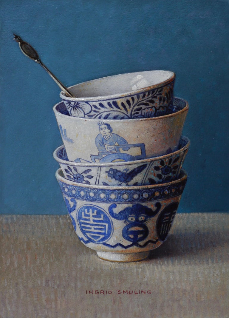 Ingrid Smuling - Four Bowls with silver spoon - 21st Century ...