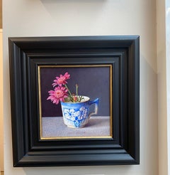 Chrysanthèmes sauvages - peinture hollandaise de nature morte au 21e siècle