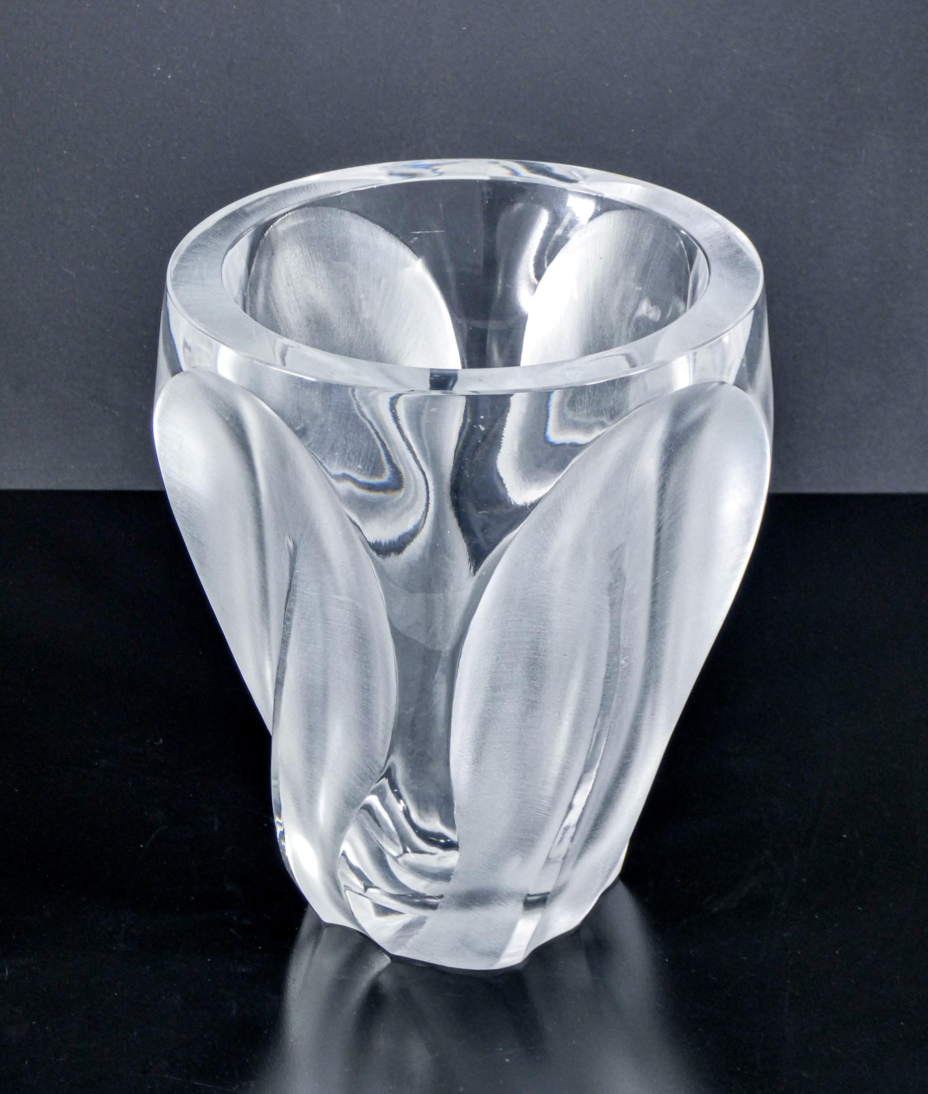 Lalique Vaso Cristallo 14 Cm 